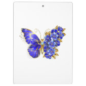 フラワーサファイアバタフライ クリップボード (裏面)