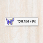 フラワーサファイアバタフライ サインプレート (正面)