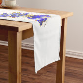 フラワーサファイアバタフライ ショートテーブルランナー (インサイチュ)