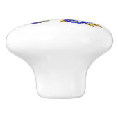 フラワーサファイアバタフライ セラミックノブ (側面)