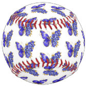 フラワーサファイアバタフライ ソフトボール (裏面)