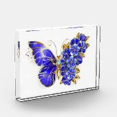フラワーサファイアバタフライ フォトブロック (左)