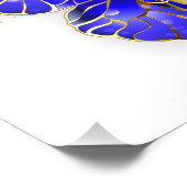 フラワーサファイアバタフライ フォトプリント            (角)