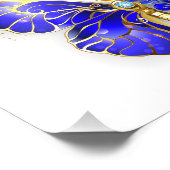 フラワーサファイアバタフライ フォトプリント            (角)