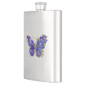 フラワーサファイアバタフライ フラスク (左)