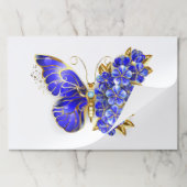 フラワーサファイアバタフライ ペーパーパッド (折り畳み)