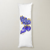 フラワーサファイアバタフライ ボディピロー (裏面 (縦))