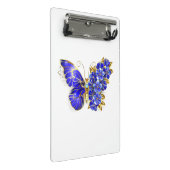 フラワーサファイアバタフライ ミニクリップボード (アングル)
