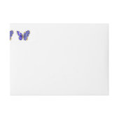 フラワーサファイアバタフライ ラップアラウンドラベル (正面)