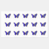 フラワーサファイアバタフライ ラベル (シート)