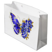 フラワーサファイアバタフライ ラージペーパーバッグ (裏面アングル)