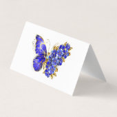 フラワーサファイアバタフライ 名刺 (裏面)