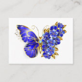 フラワーサファイアバタフライ 名刺 (正面)