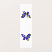 フラワーサファイアバタフライ 名刺 (外部フラット)