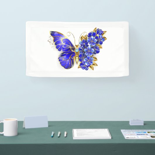 フラワーサファイアバタフライ 横断幕 (トレードショー)