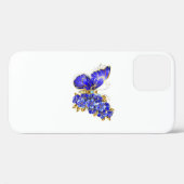 フラワーサファイアバタフライ Case-Mate iPhoneケース (裏面 (横))