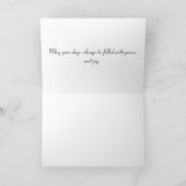 フラワーサボタスクリスマス開花 シーズンカード (内部)