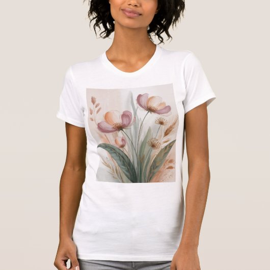 フラワーサマーテイー Tシャツ (正面)