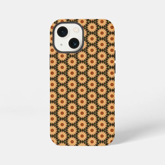 フラワーサマーパターン iPhoneケース (裏面)