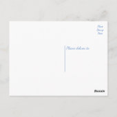 フラワーサンキューイエローサンフラワーフローラはがき ポストカード (裏面)