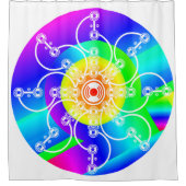 フラワーサンシャイン シャワーカーテン (正面)