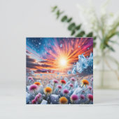 フラワーサンセット シーズンカード (スタンド正面)