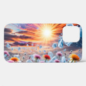 フラワーサンセット Case-Mate iPhoneケース (裏面 (横))