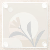 フラワーサンボホ ガラスコースター (裏面)