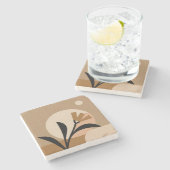 フラワーサンボホ ストーンコースター (横)