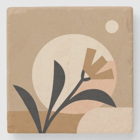 フラワーサンボホ ストーンコースター (正面)