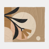 フラワーサンボホ フリースブランケット (正面(横))