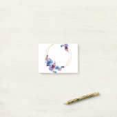 フラワーサークル枠の境界フローラ枠2 ポストイット (デスク上)