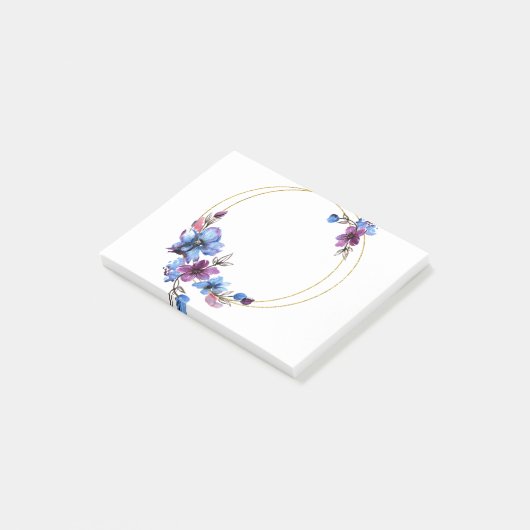 フラワーサークル枠の境界フローラ枠2 ポストイット (アングル)