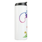 フラワーサーマルタンブラー タンブラー (回転左)