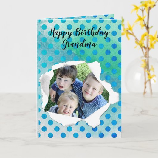 フラワーシェイプカスタムフォトパステルウォーターカラー カード (黄色い花)