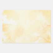 フラワーシェイプカスタムフォトパステルウォーターカラー ラッピングペーパーシート (正面3)