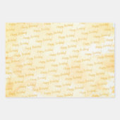 フラワーシェイプカスタムフォトパステルウォーターカラー ラッピングペーパーシート (正面2)