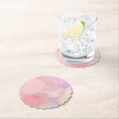 フラワーシェイプパステル紙コースター ペーパーコースター (インサイチュ)