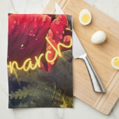 フラワーシェルパ毛布 キッチンタオル (四つ折り)