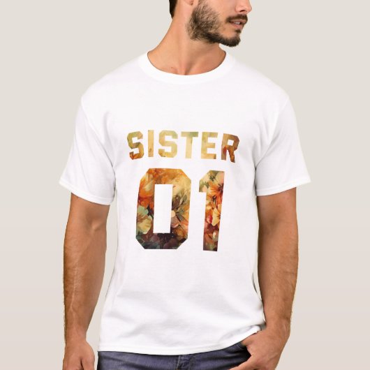 フラワーシスター01 Tシャツ (正面)
