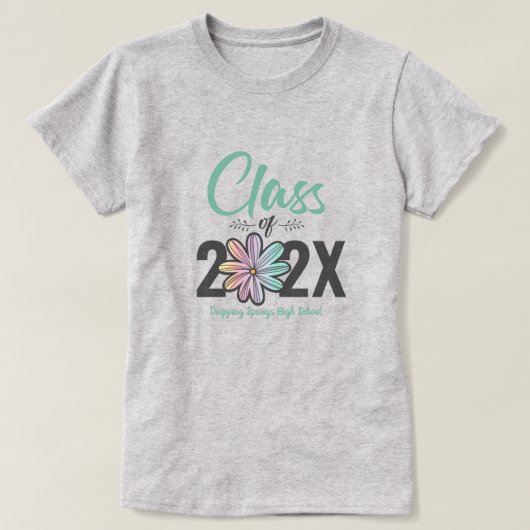 フラワーシニアクラス Tシャツ (デザイン正面)