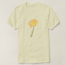 フラワーシャツ - オレンジ色 Tシャツ