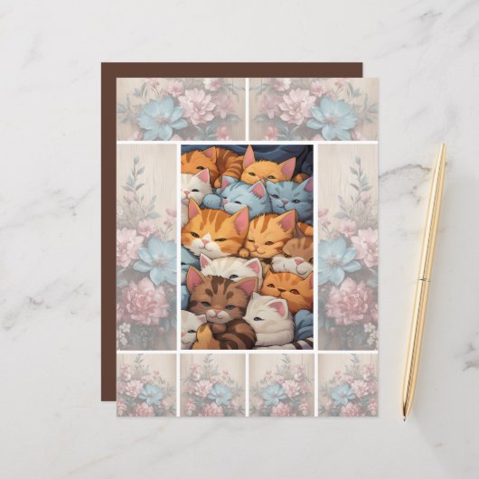 フラワーシャドウソフトライト背景 (正面/裏面インサイチュ)