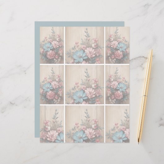 フラワーシャドウソフトライト背景 (正面/裏面インサイチュ)