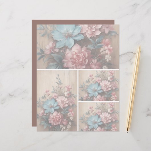 フラワーシャドウソフトライト背景 (正面/裏面インサイチュ)