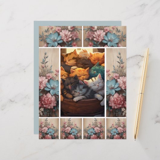 フラワーシャドウソフトライト背景 (正面/裏面インサイチュ)