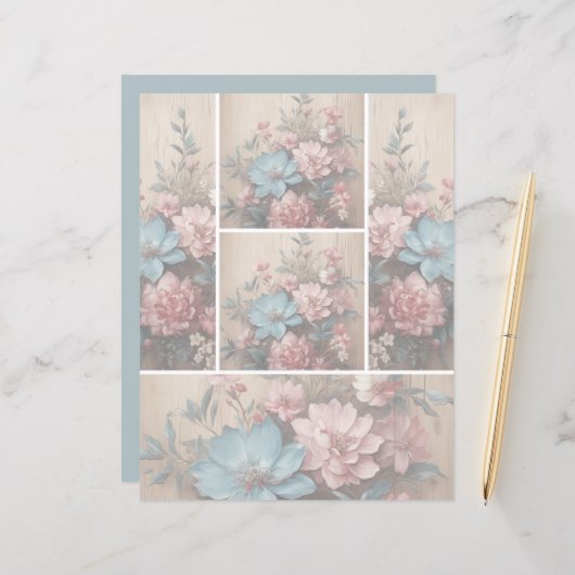 フラワーシャドウソフトライト背景 (正面/裏面インサイチュ)