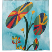 フラワーシャワーカーテン シャワーカーテン (正面)