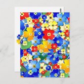 フラワーシャワー葉書 ポストカード (正面/裏面)