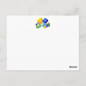 フラワーシャワー葉書 ポストカード (裏面)